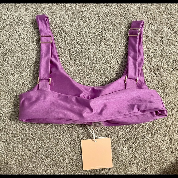 Kittenish | Swim | Nwt Kittenish Jasmine Lilac Bikini Top | Poshmark